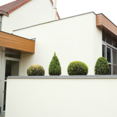 Devant d'une maison